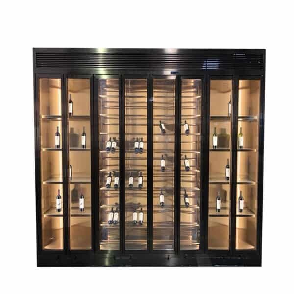 wine cellar with LED light