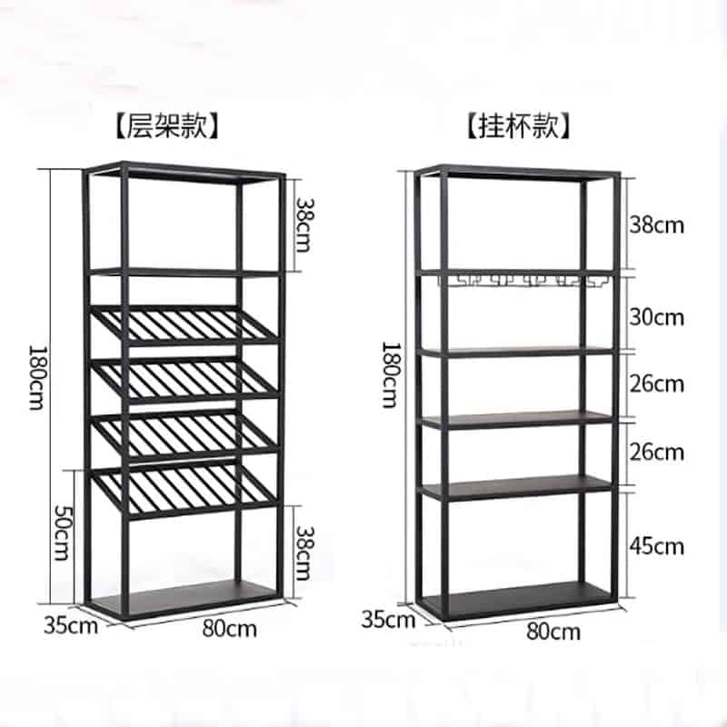 wine racks drawing