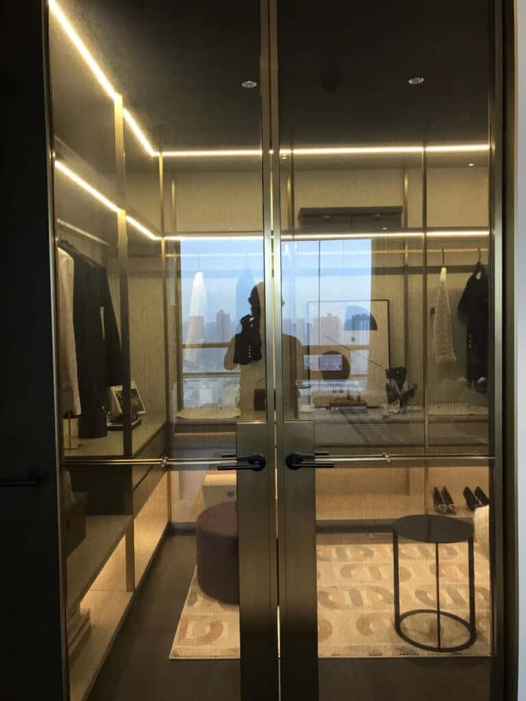 wardrobe in the house