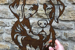 laser cutting animal portrayal