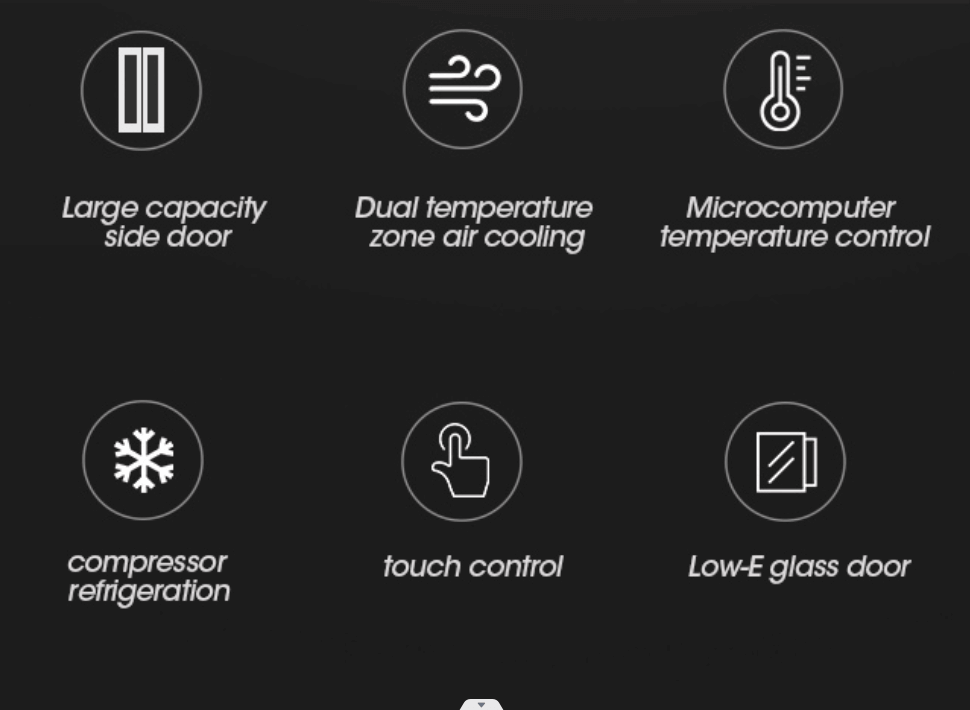 The wine cooler is more functional than you could image